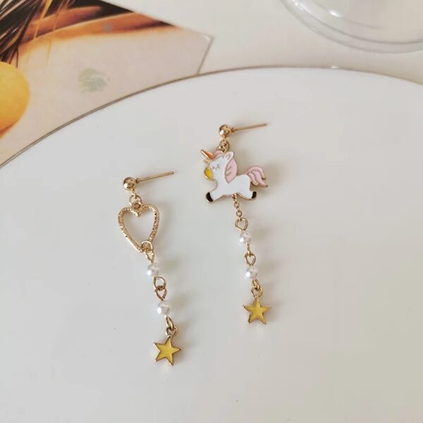 Aretes de unicornio Alala