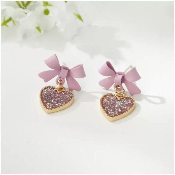 Aretes de corazon