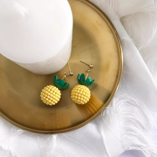 Aretes de piña Alala