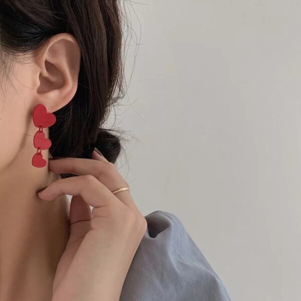 Aretes de 3 corazones Alala