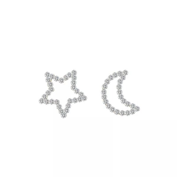 Aretes luna y estrella Alala