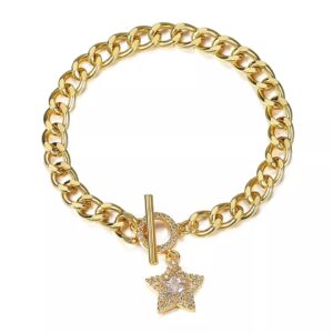 Pulsera con dije de estrella Alala