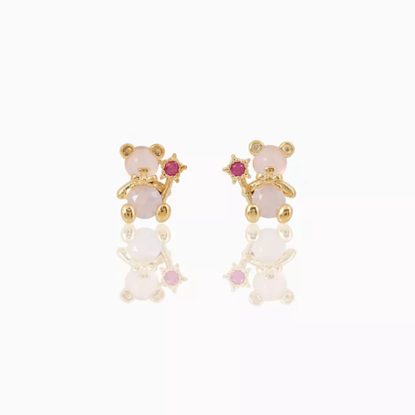 Aretes de Osito Zirconia Alala