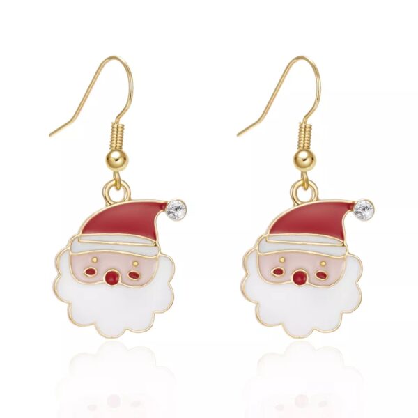 Aretes Santa Claus Navidad