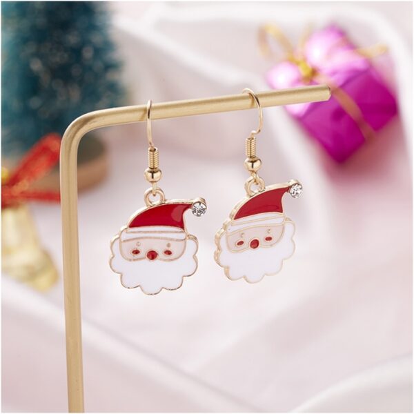 Aretes Santa Claus Navidad